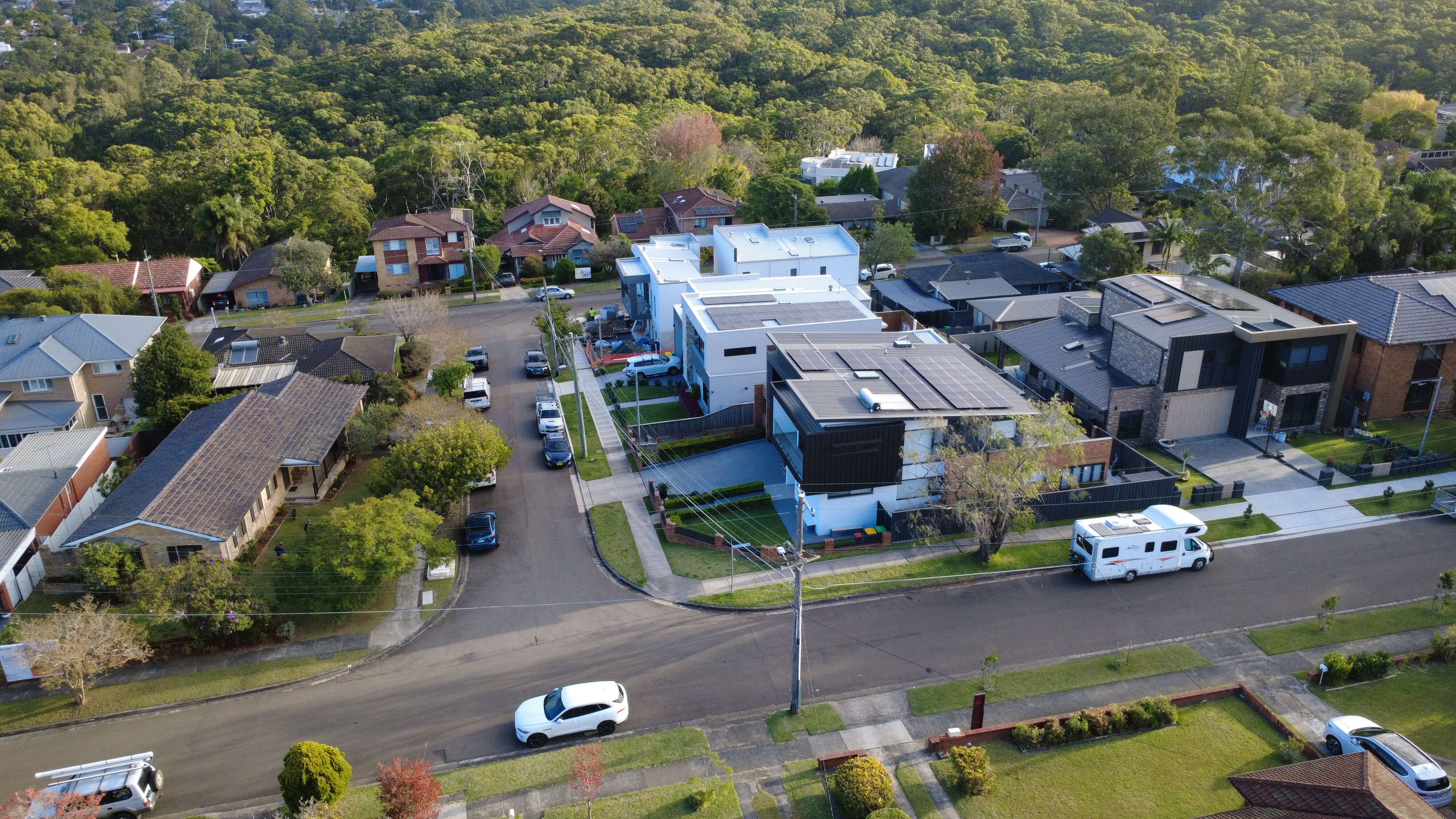 Aerial home overview Sydney