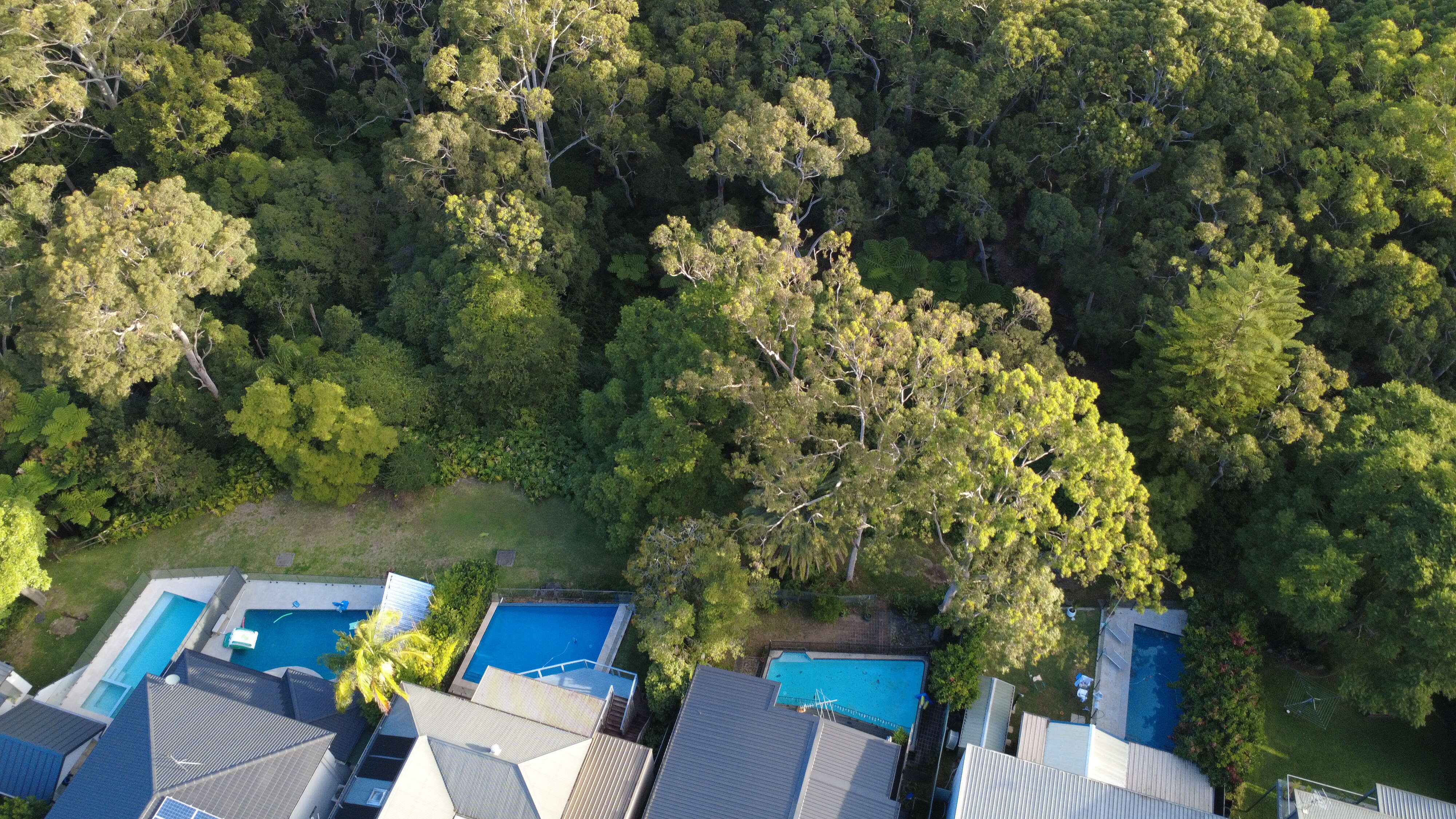 Aerial home overview Sydney