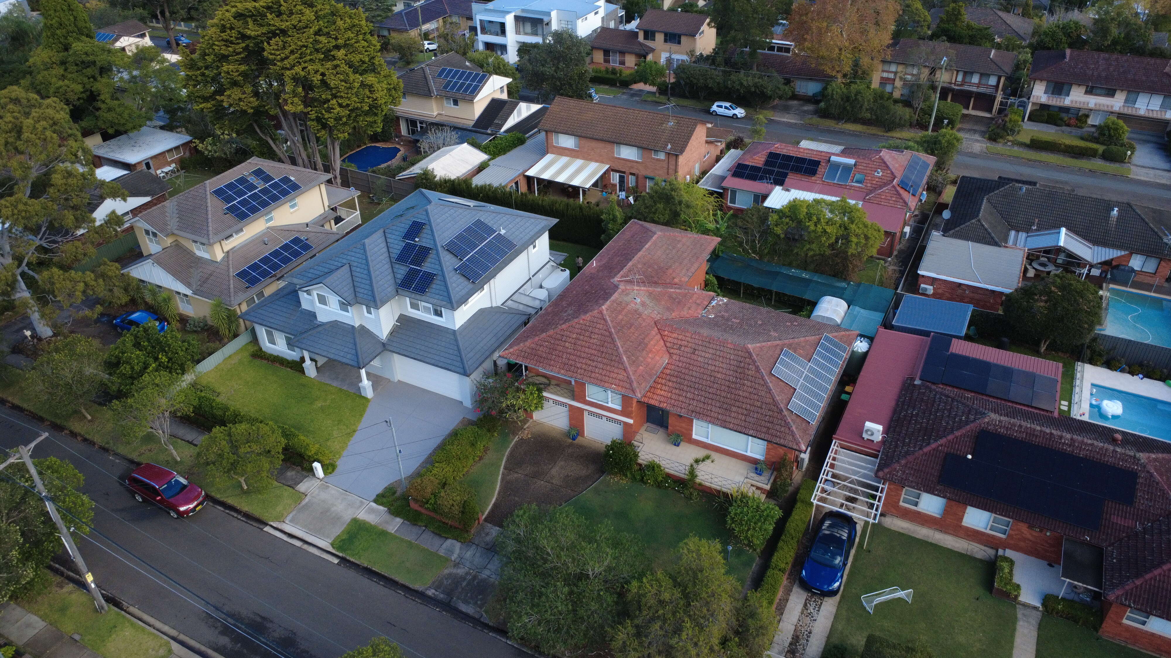 Aerial home overview Sydney